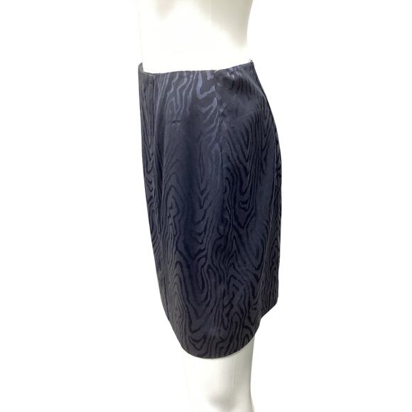 Vintage Alberto Makali Sport &Cache Skirt Women’s SZ2 Mini Back Zipper Deep Blue - Picture 2 of 4